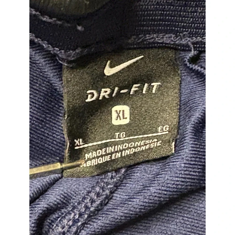 Nike Dri Fit Ole Miss Rebels Athletic Shorts Men's Size XL Blue & Gray Baggy